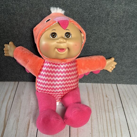 Cabbage Patch Kids 9" Cuties Exotic Friends - Shark Hippo Flamingo Baby Doll - Picture 5 of 11